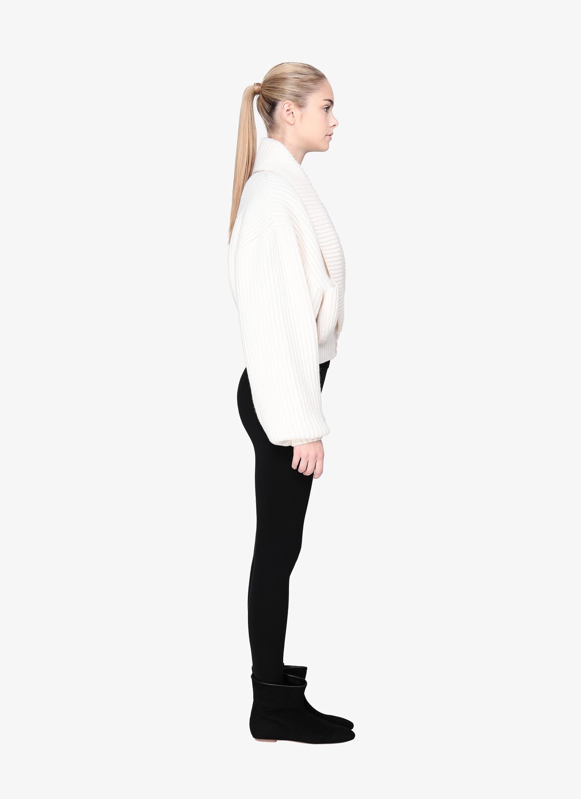 Alaïa Edition 1985 Giacca Con Collo A Scialle  ALAÏA ALAÏA EDITION 1985 GIACCA CON COLLO A SCIALLE  BIANCO